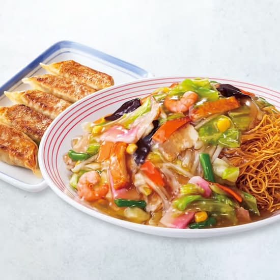 野菜たっぷり皿うどんぎょうざ5個セット