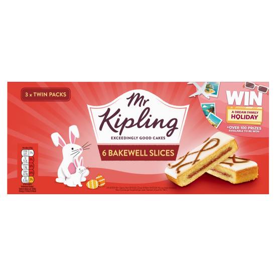 Mr Kipling 6 Bakewell Slices