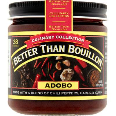 Better Than Bouillon Culinary Collection Base Contains 38 Servings Per Jar, Adobo (8 oz)