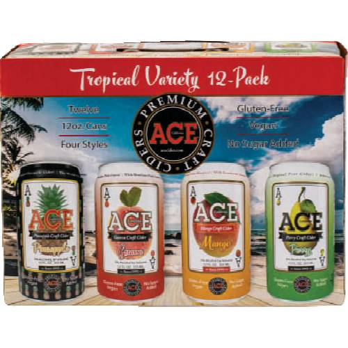 Ace Cider Tropical Cider Variety 12 Pack Cans