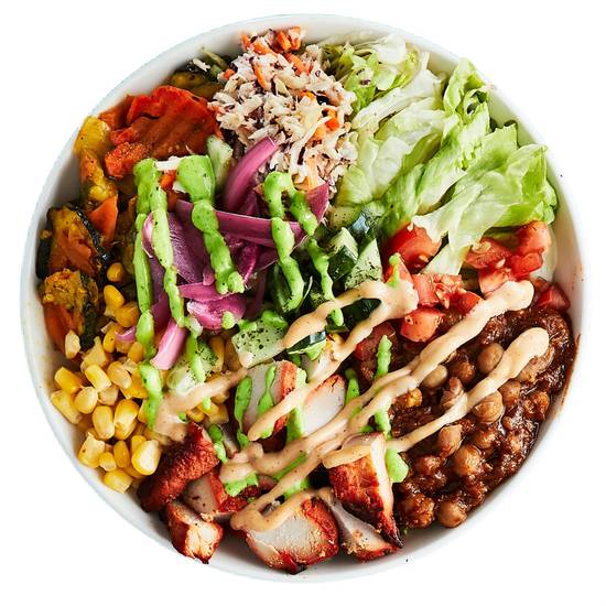 Bol Channa et Poulet / Chicken and Chickpea Bowl