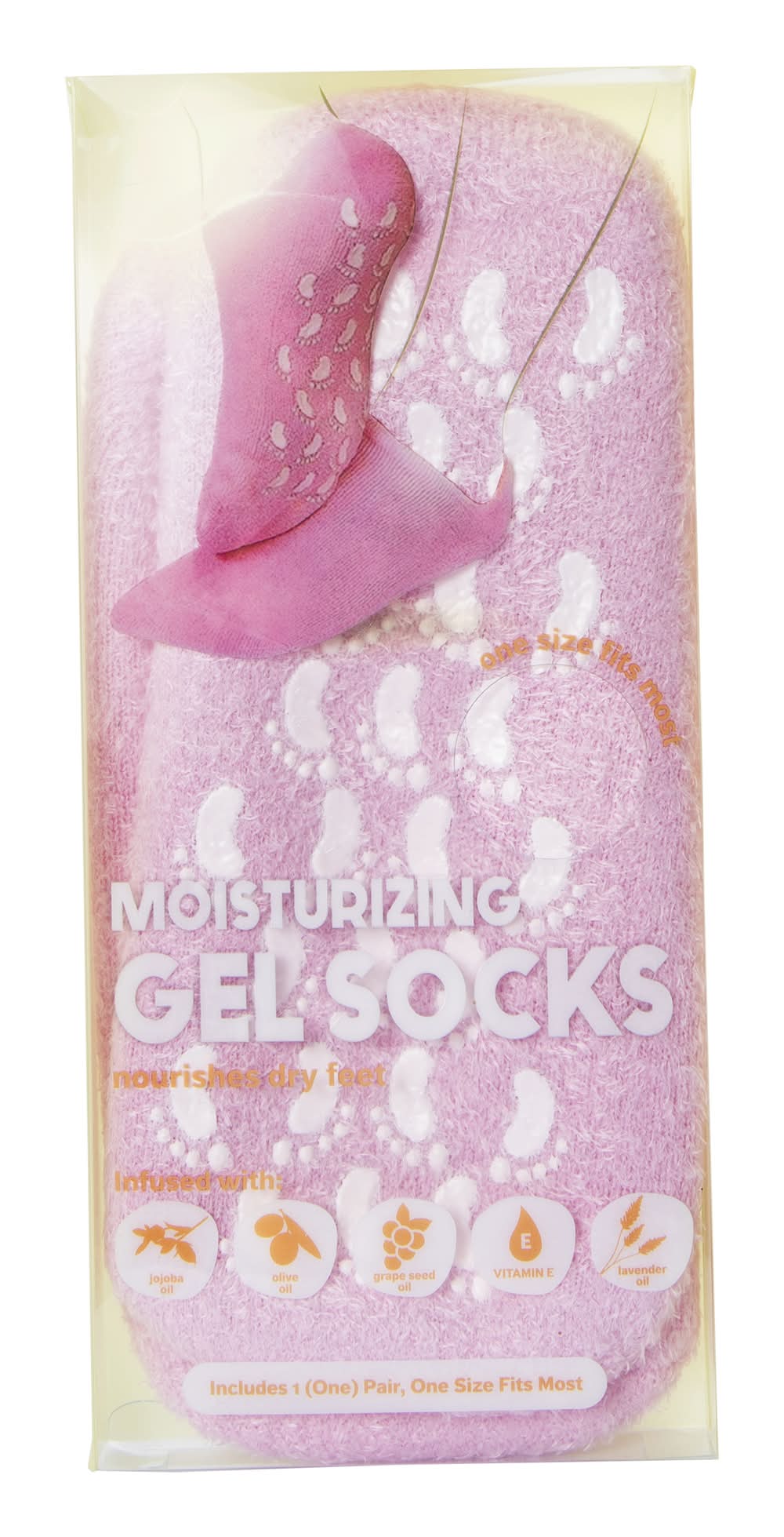 Moisturizing Gel Socks Pink