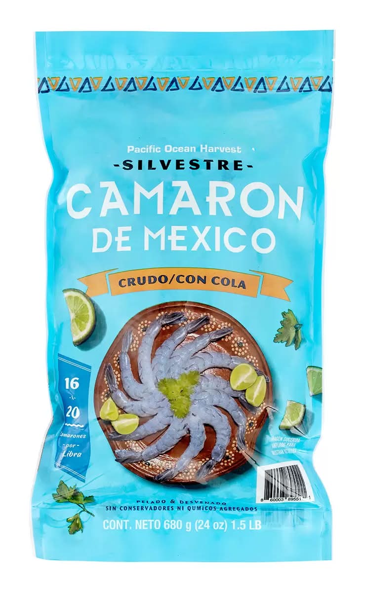 Pacific Ocean Harvest · Camarón de bahía congelado pelado y sin cola (680 g)