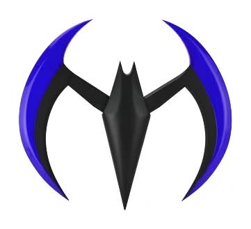 NECA Batman Beyond Blue Batarang Prop Replica with Lights