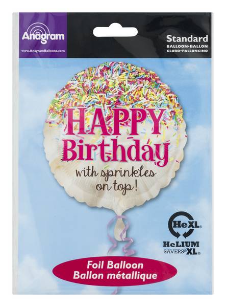 Anagram Standard Balloon Happy Birthday