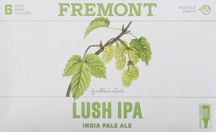 Fremont Lush Ipa India Pale Ale Beer (6 ct, 12 fl oz)