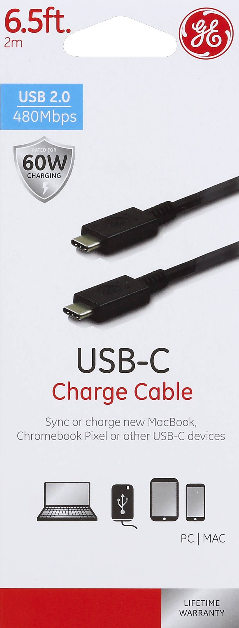 General Electric Usb-C Char Cable (60 w)