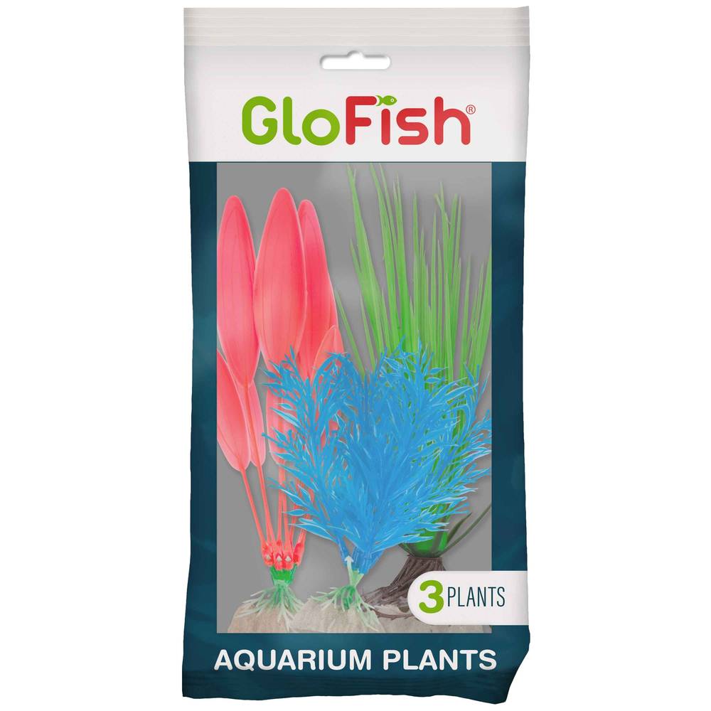 GloFish Fluorescent Plant Multipack