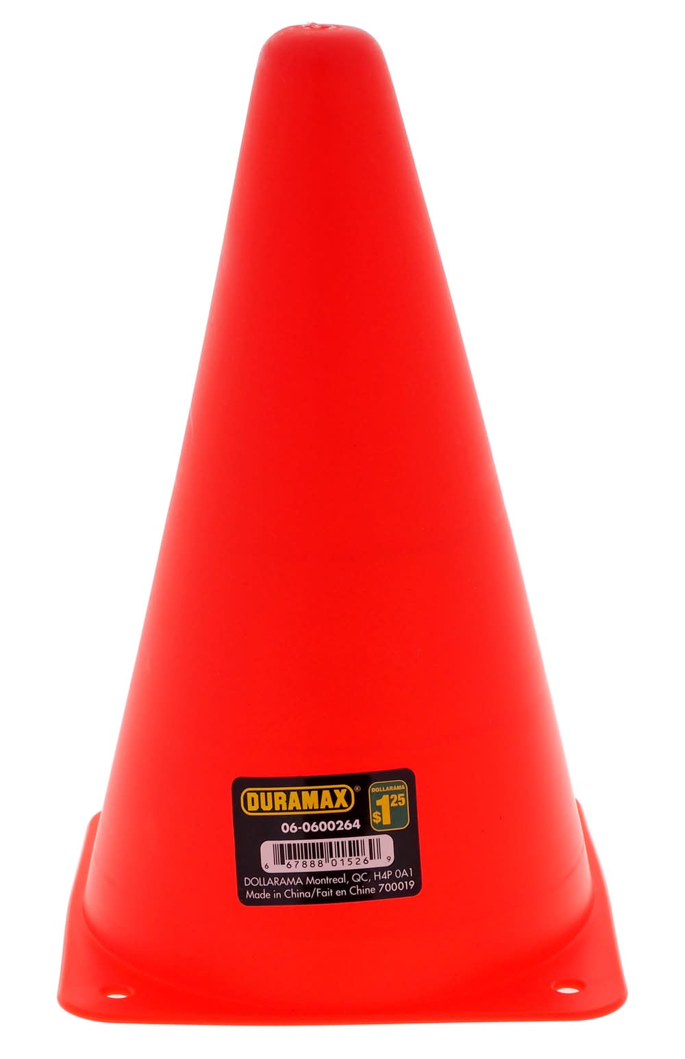 Duramax Orange Cone Agility Field Marker Cones For Sports, 9" Inch, Orange
