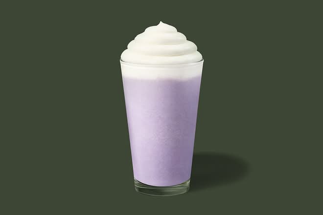 Ube Vanilla Cream Frappuccino