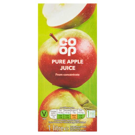 Co-op Pure Apple Juice (1L)