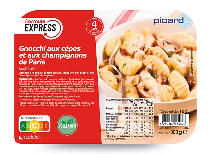 Gnocchi aux cèpes et aux champignons de Paris