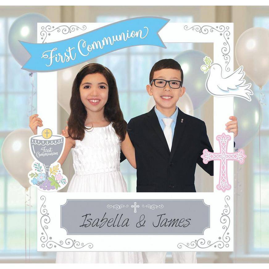 Giant Customizable First Communion Photo Frame Kit