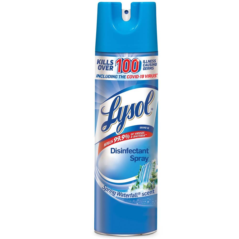 Lysol Spring Waterfall Scent Disinfectant Spray