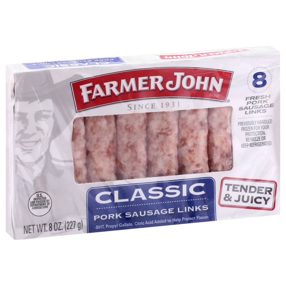 Farmer John Classic Pork Sausage Links (8 oz)