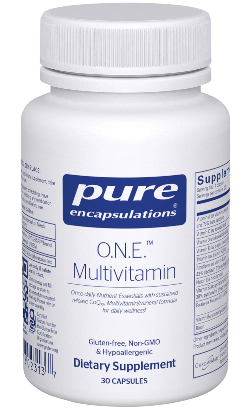 O.N.E. Multivitamin - Once Daily Nutrient Essentials (30 Capsules)
