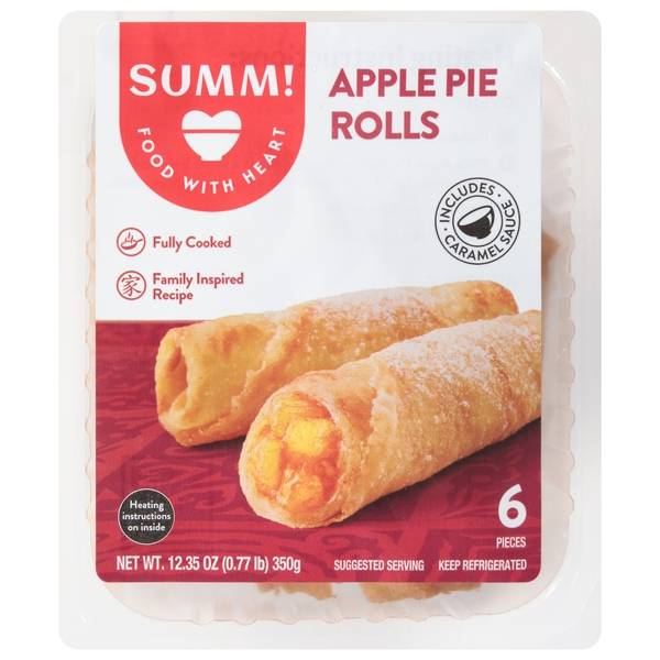 SUMM! Apple Pie Rolls With Caramel Sauce (12.35 oz, 6 ct)