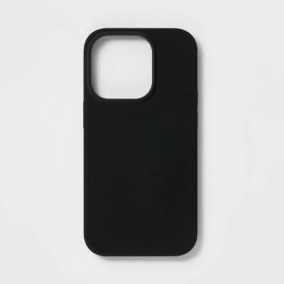 Heyday Apple Iphone 14 Pro Magnetic Silicone Case, Black