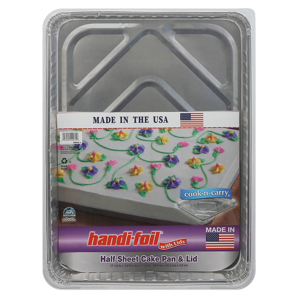 Handi-Foil Cook N Carry Cake Pan & Lid