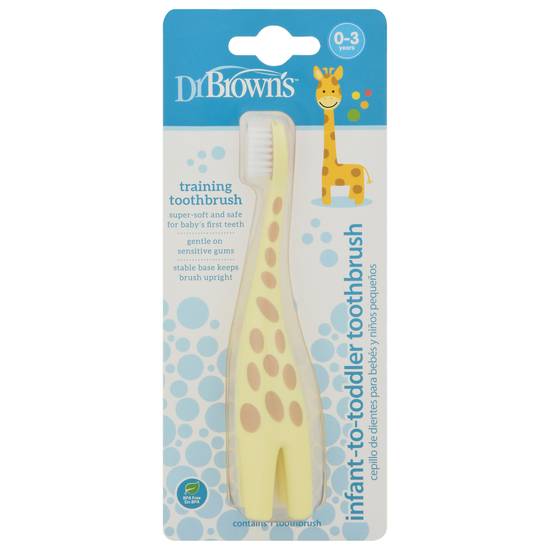Dr. Brown's 0-3 Years Infant-To-Toddler Training Toothbrush