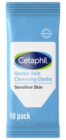 Cetaphil Gentle Skin Clothes 10 Count