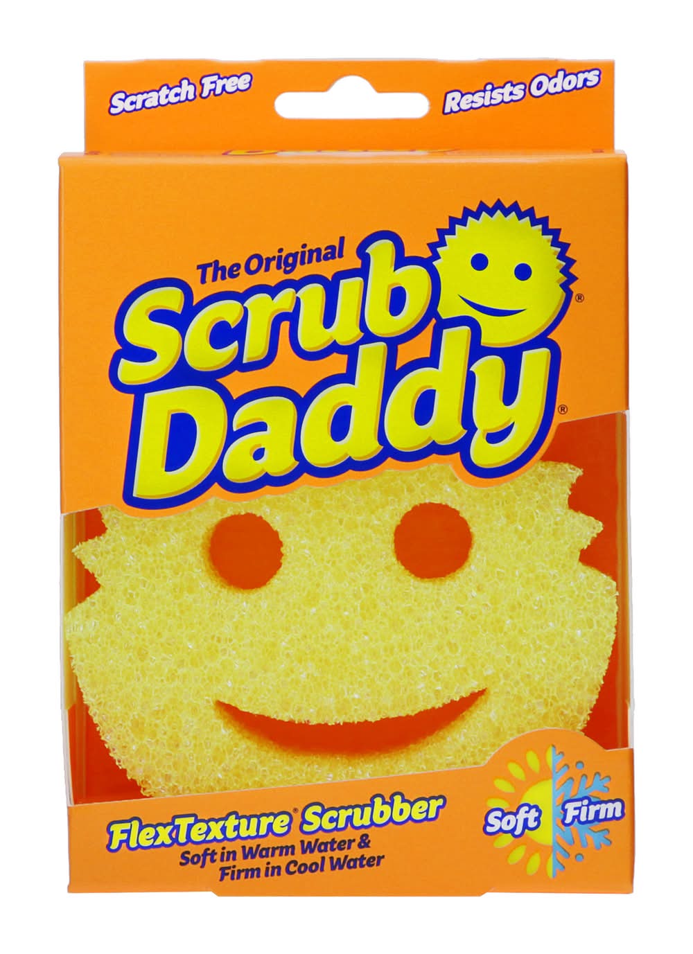 Scrub Daddy Flextexture Heavy Duty Scrubber Sponge For All Purpose 6 In. L 1 Pk