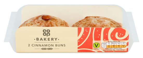 Co-op Bakery Cinnamon Buns (2 pack)