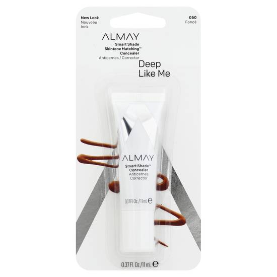 Almay 050 Deep Like Me Smart Shade Skintone Matching Concealer (0.37 fl oz)