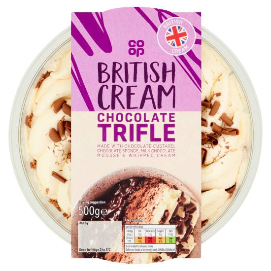 Co-op British Cream Chocolate Trifle (500g)