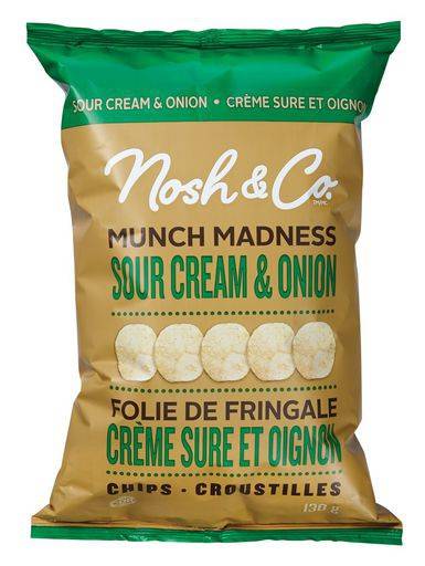 Nosh & Co Munch Madness Sour Cream Onion Chips (130 g)