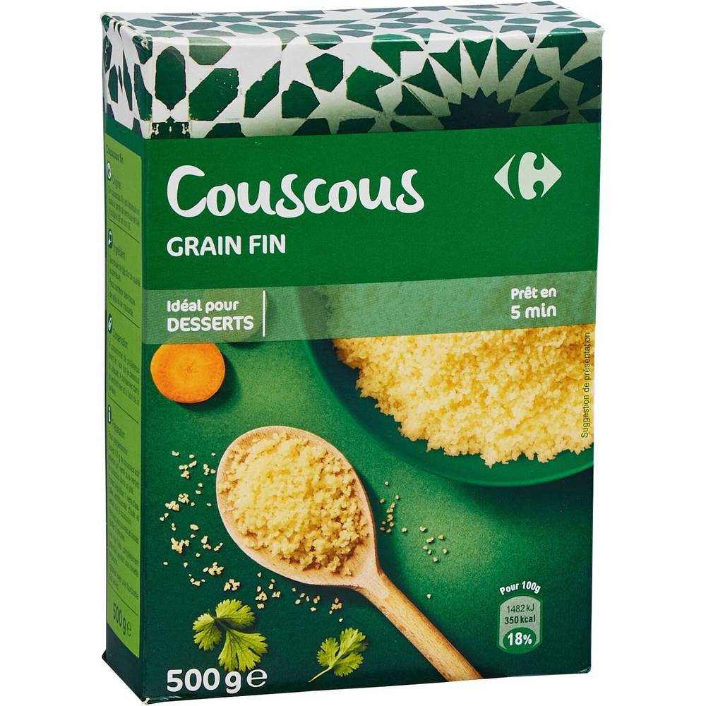 Couscous grain fin CARREFOUR - le paquet de 500g