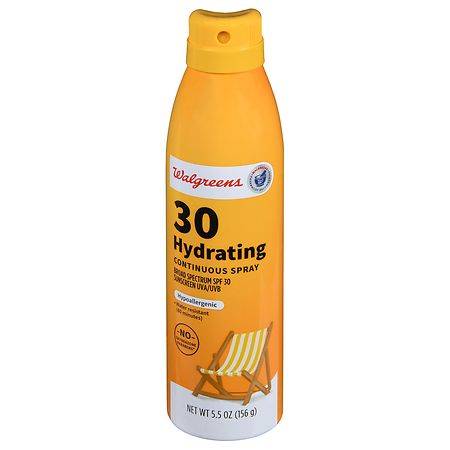 Walgreens SPF 30 Hydrating Sunscreen Continuous Spray - 5.5 oz