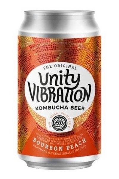 Unity Vibration Bourbon Peach Kombucha Beer (6x 16oz cans)