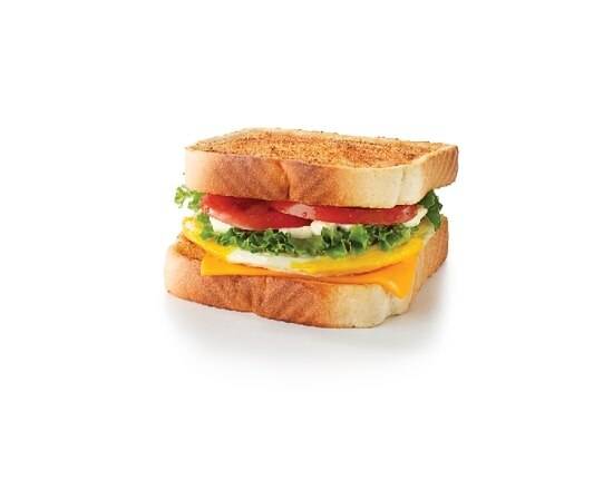 Sandwich grillé, oeuf et fromage / Toasted Sandwich - Egg & Cheese