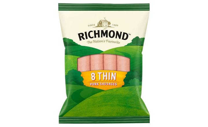 Richmond Thin Sausages 8 pack (386295)