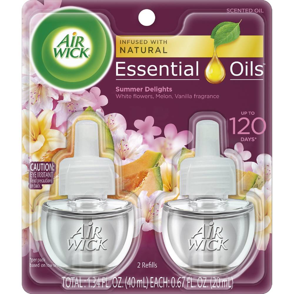 Air Wick 0.67-fl oz Summer Delight Refill Air Freshener (2-Pack) | 10062338911127