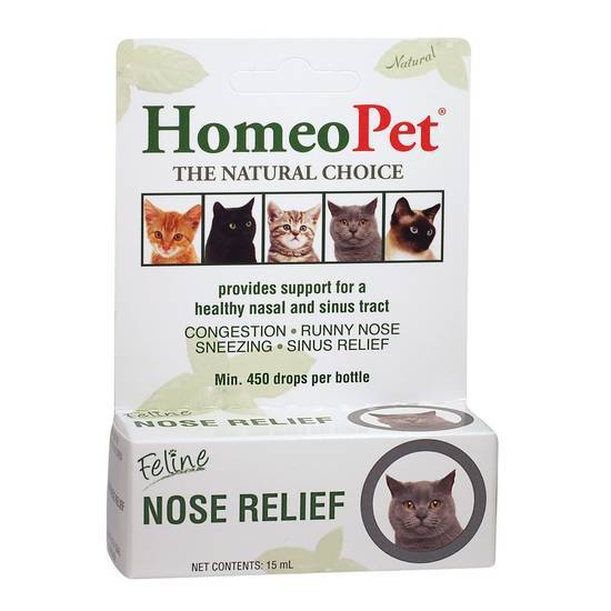 Homeopet Feline Nose Relief, 15 ml ( 15 ml)