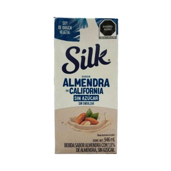 Silk alimento líquido vegetal (946 ml) (almendra)