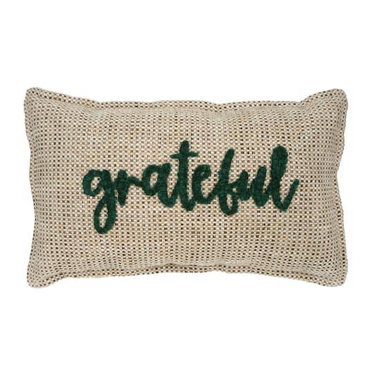 12" X 20" Grateful Pillow By Ashland