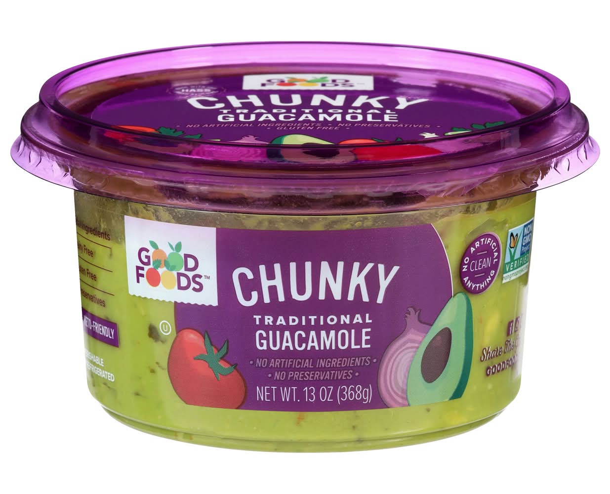 Good Foods Chunky Traditional Guacamole (13 oz)