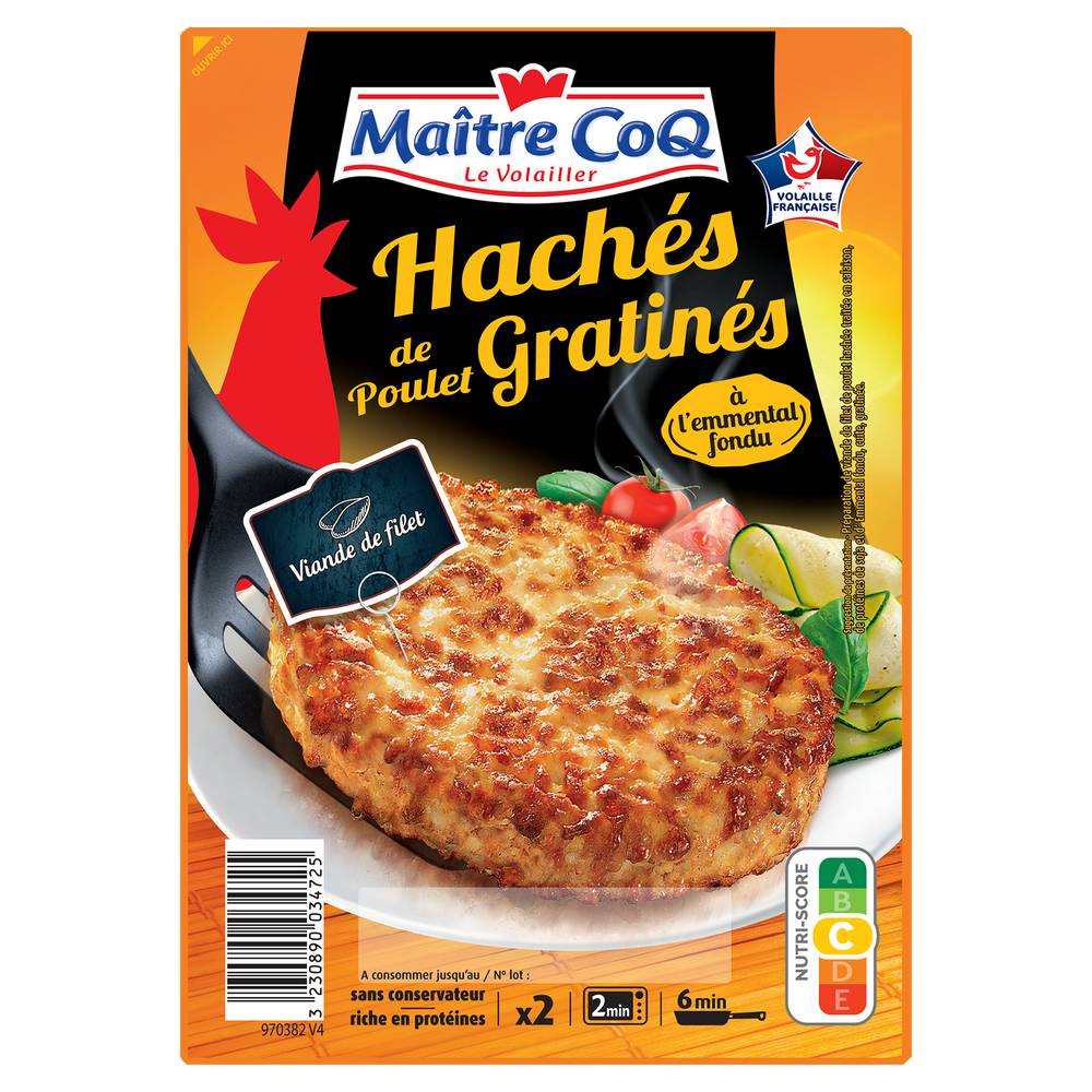 Maître CoQ - Hachés de poulet gratinés (2)