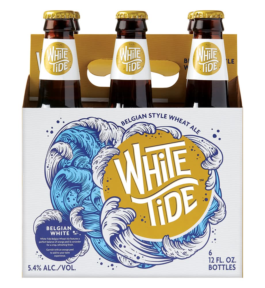 White Tide Belgian White Style Wheat Ale (6 x 12 fl oz)
