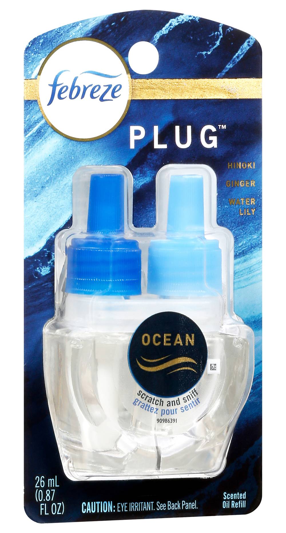 Febreze Plug Ocean Scented Oil Refill (0.9 fl oz)