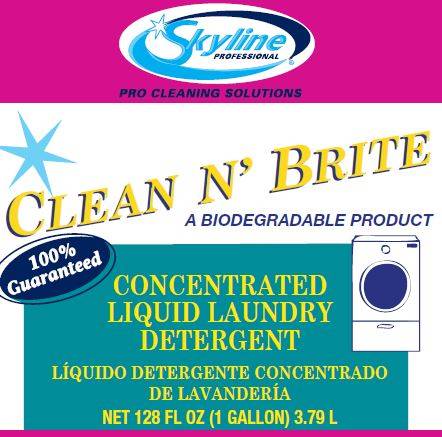 Skyline - Clean N Bright Laundry Detergent - gallon