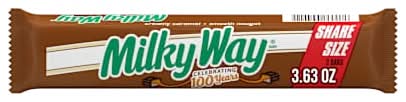 MILKY WAY Candy Milk Chocolate Bar, Share Size, 3.63 Oz