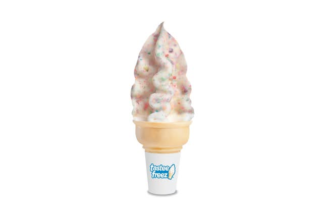 Froot Loops Dipped Cone