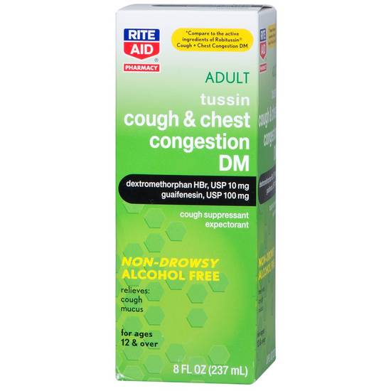Rite Aid Tussin Cough & Chest Congestion DM - 8 fl oz