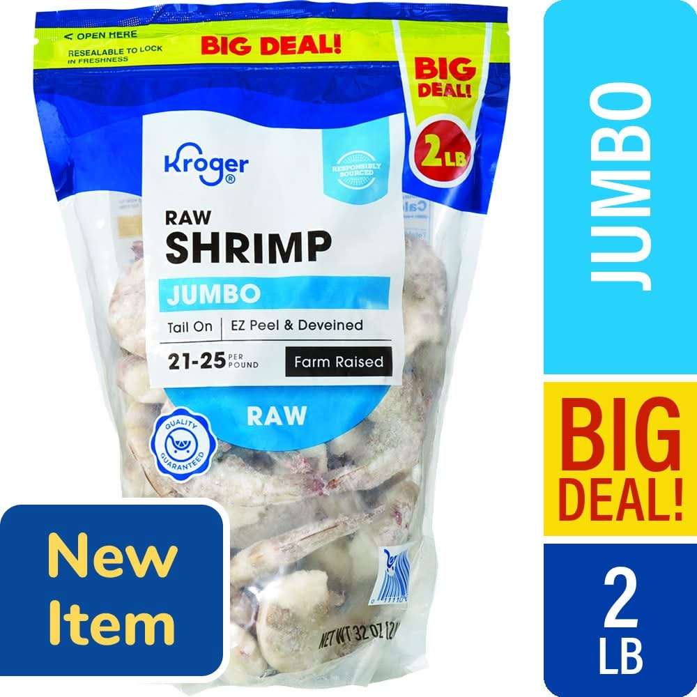 Kroger® Extra Large Raw Shrimp Easy Peel Tail On BIG DEAL!
