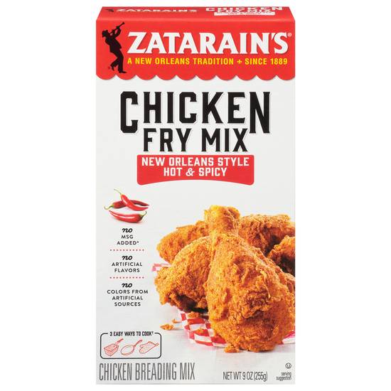 Zatarain's New Orleans Style Hot & Spicy Chicken Fry Mix