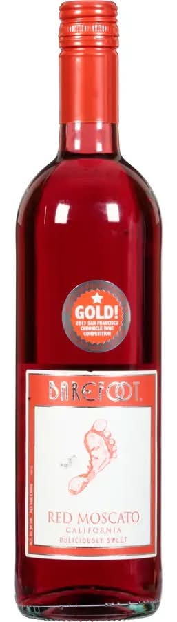 Barefoot Red Moscato Wine